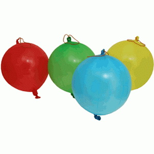 300 adet ( 3 paket ) desenli deiik renklerde punch balon STA balon firmasi rndr 