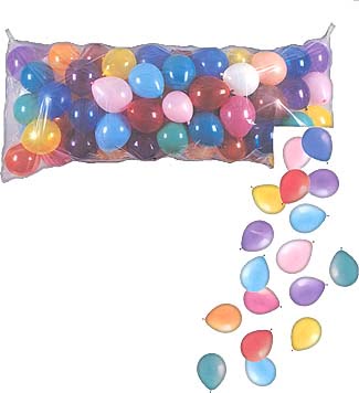 100 adet balon ya�muru