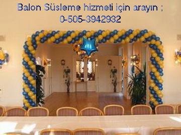 15 metre balon dekorasyon hizmeti zincir balon s�s�
